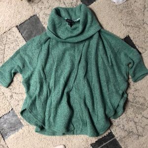 The Limited (Orig) S Green Cape Sweater